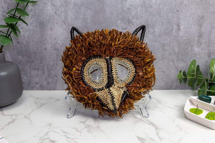 Woven Owl Mask