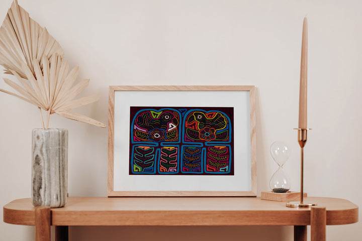 Rainbow Flower Bird Mola