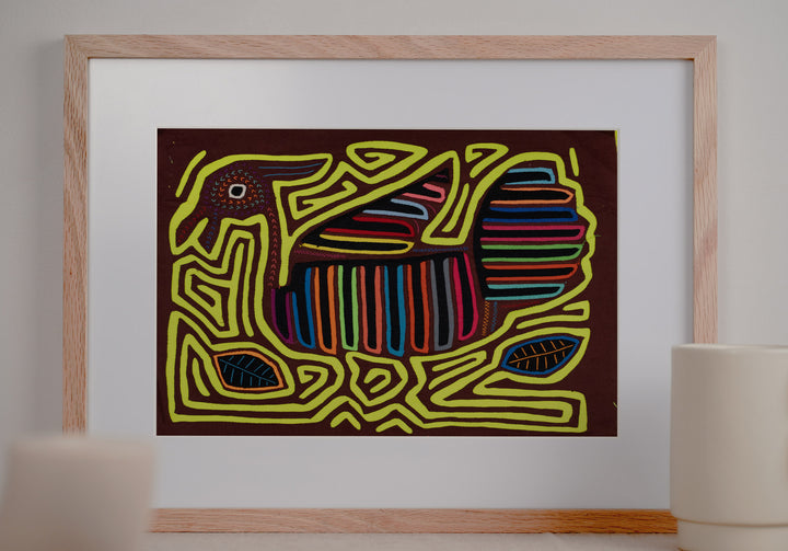 Optical Illusion Chartreuse Fancy Fowl Mola