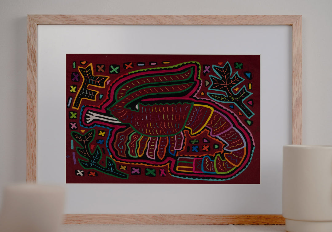 Burgundy Red Caribbean Shrimp Mola