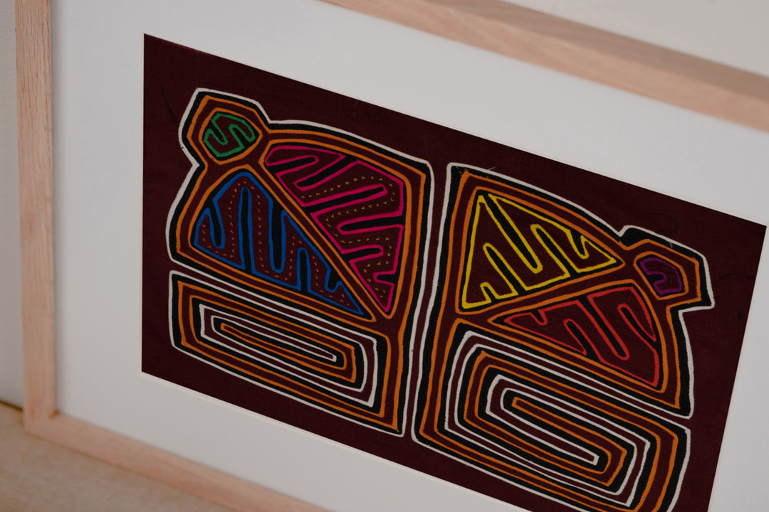 Orange And Burgundy Stingray Kite Mola