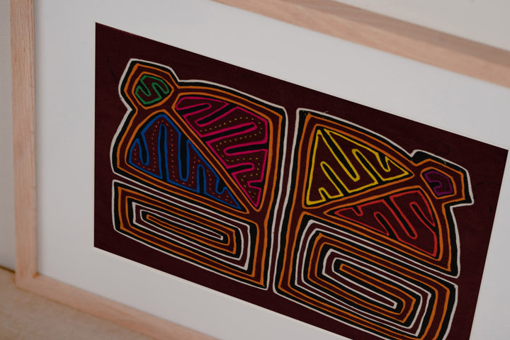 Orange And Burgundy Stingray Kite Mola