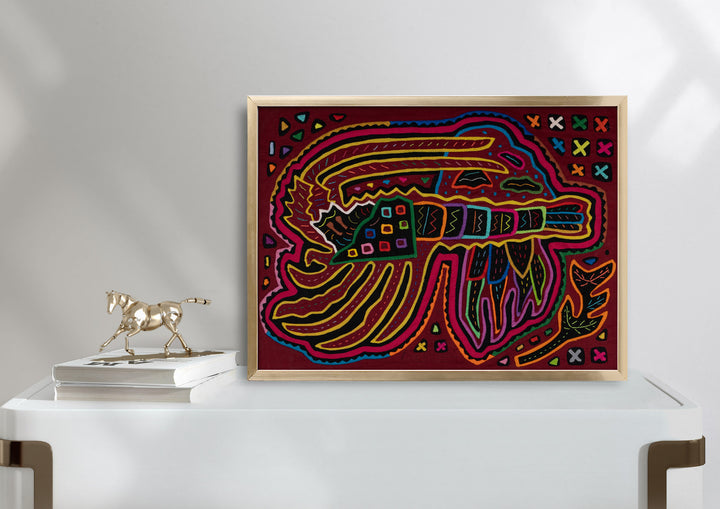 Burgundy Red Caribbean Lobster Mola
