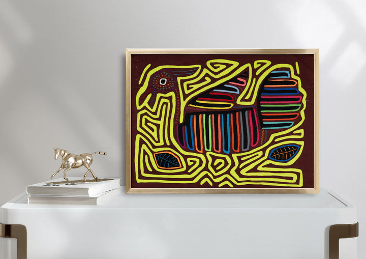 Optical Illusion Chartreuse Fancy Fowl Mola
