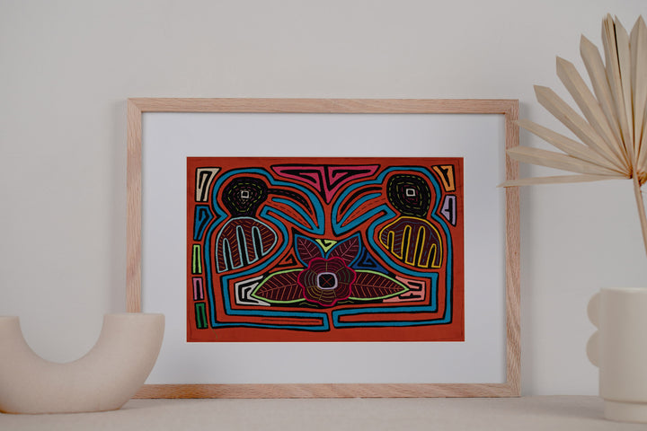 Turquoise And Orange Gossip Bird Mola