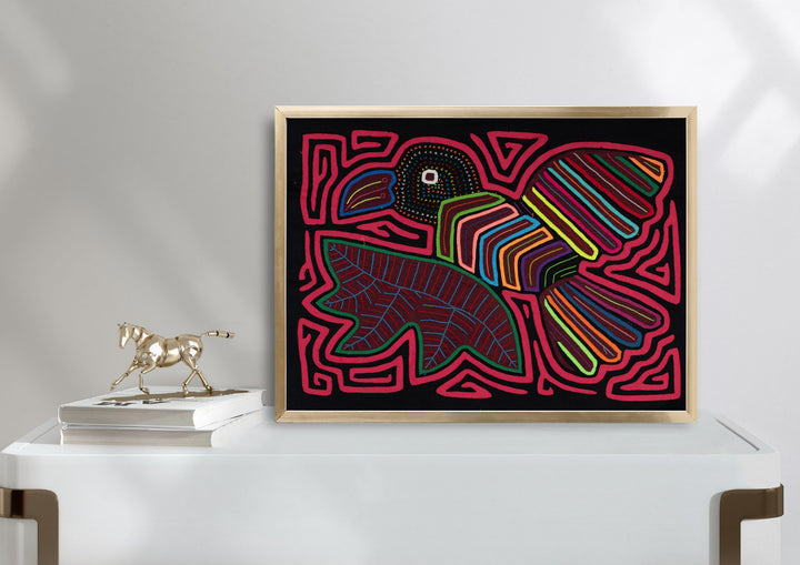 Rosy Red Peace Dove Bird with Olive Branch Mola