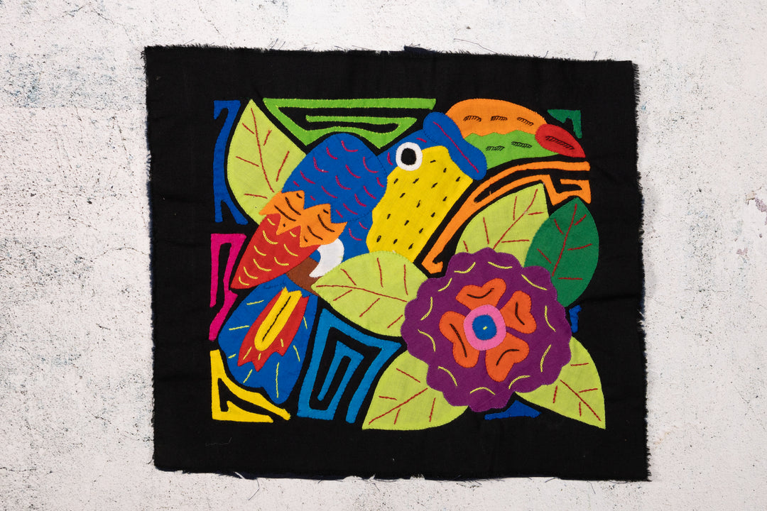 Rainforest Animal Molita, Wall Decor, Panama Mola