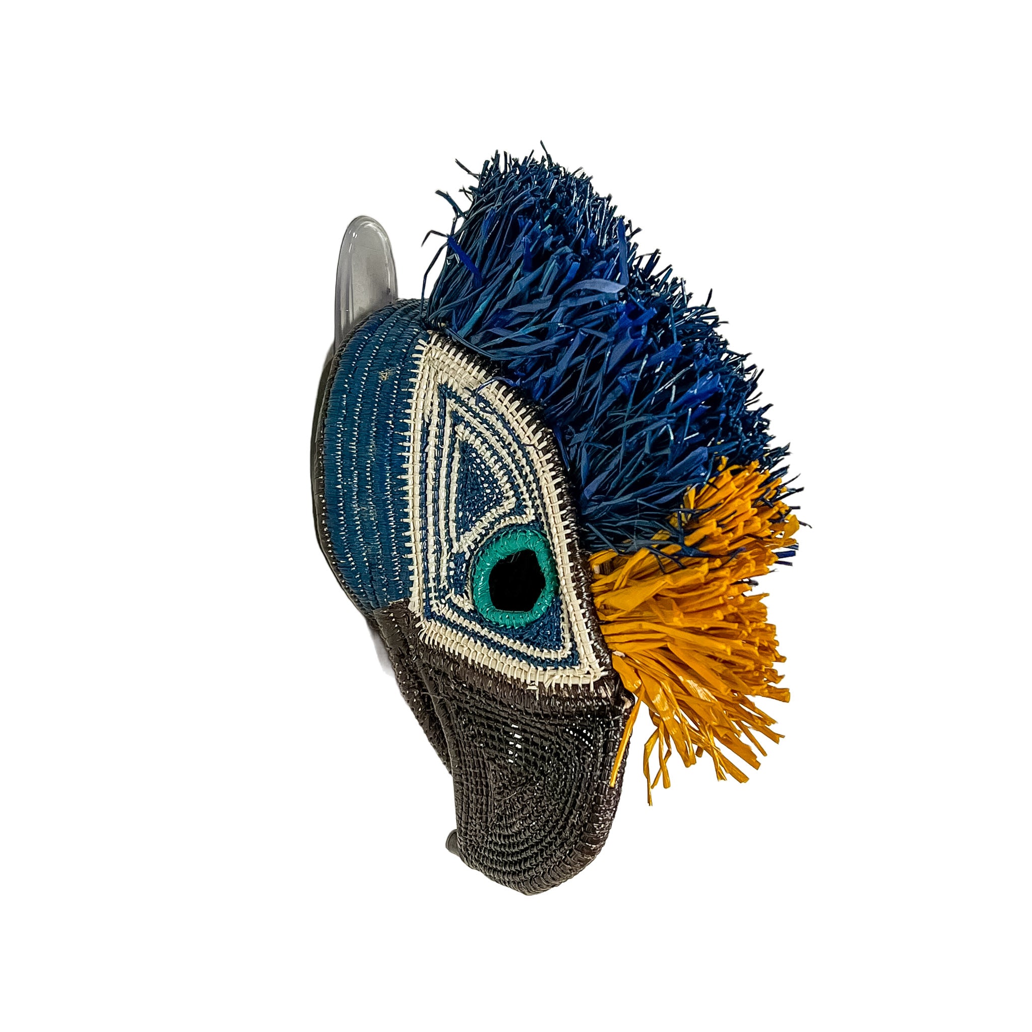 Blue and Yellow Macaw Mask