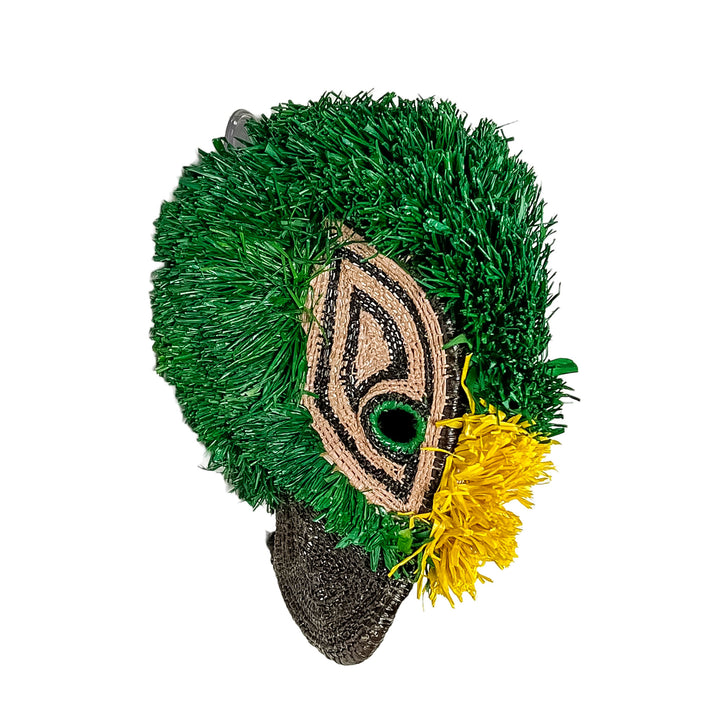 Yellow Crowned Hanging Parrot Mask