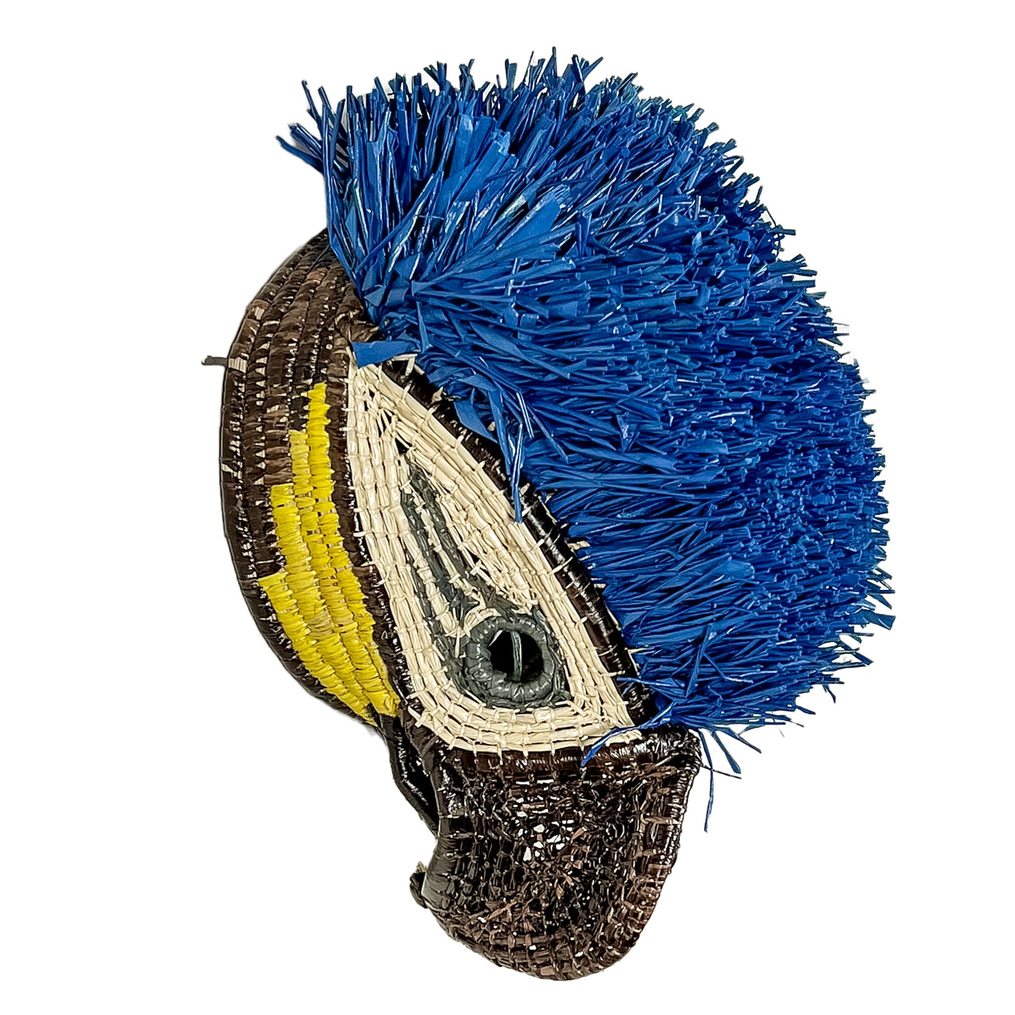 Blue Military Macaw Bird Mask
