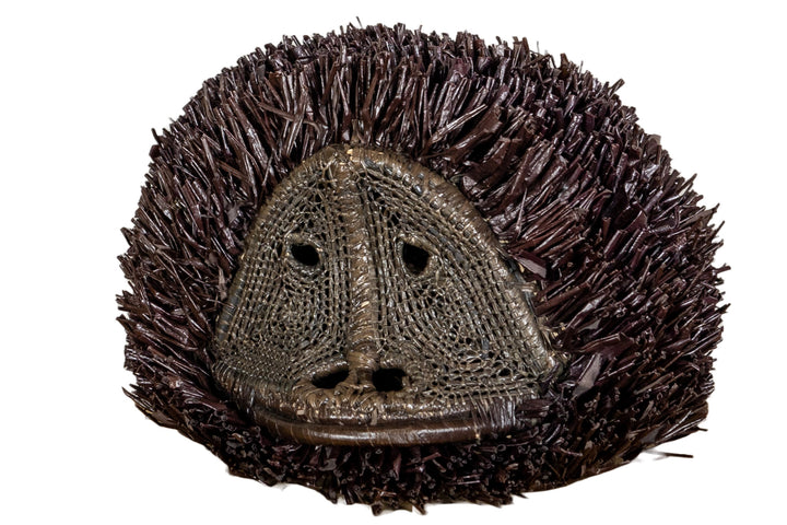 Black Howler Monkey Hand Woven Mask