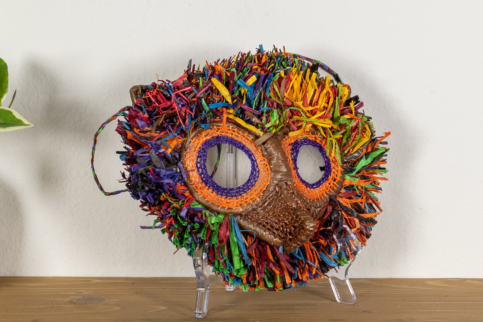 Rainbow Colors Owl Mask