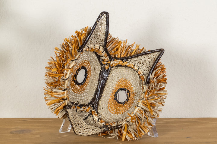 Gold Molasses Owl Mask