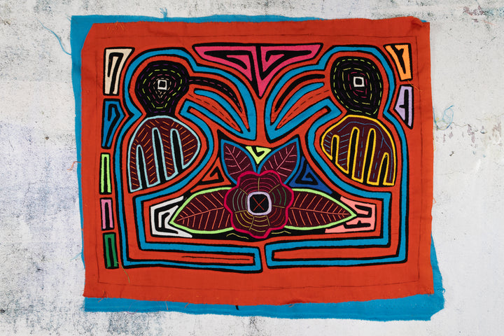 Turquoise And Orange Gossip Bird Mola