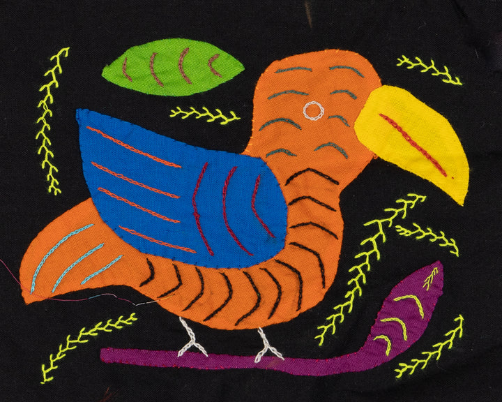 Orange Blue Wing Bird Molita