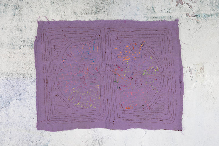 Burgundy And Purple Flower Garden Mola