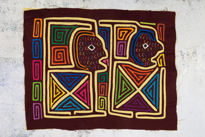 Rainbow Faces Mola