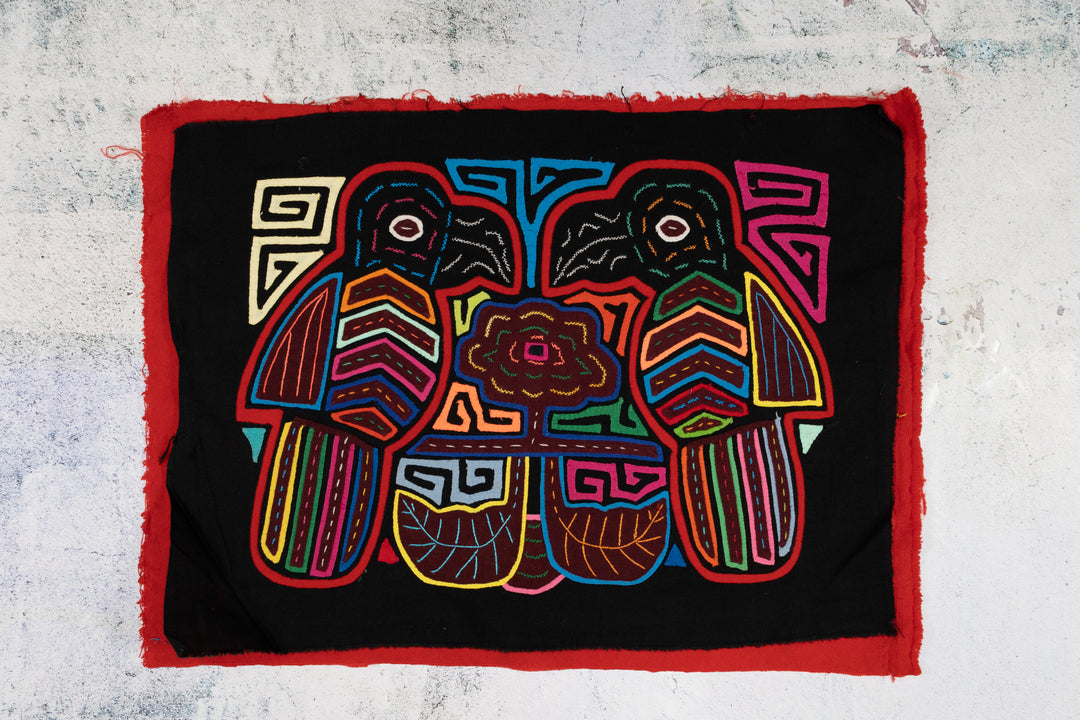 Black And Red Gossip Bird Mola