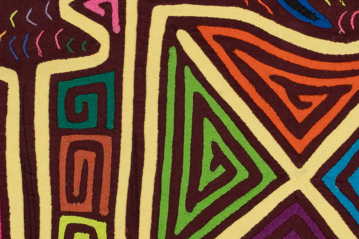 Rainbow Faces Mola