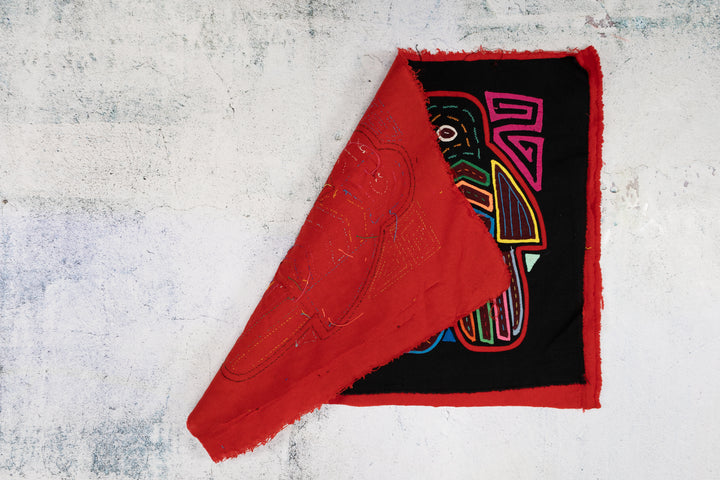 Black And Red Gossip Bird Mola