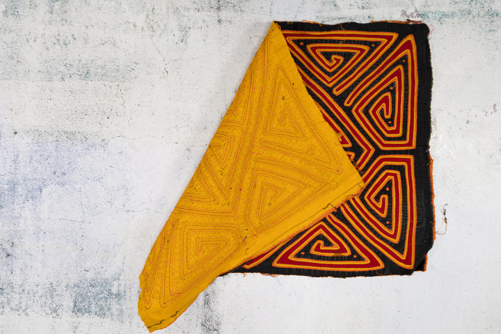 Vintage Greek Key Design Mola