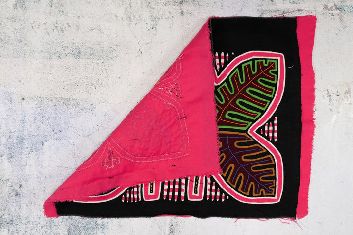 Pink Tropical Palm Frond Leaves Mola