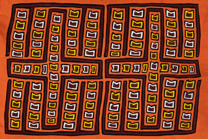 Christian Cross Orange Mola