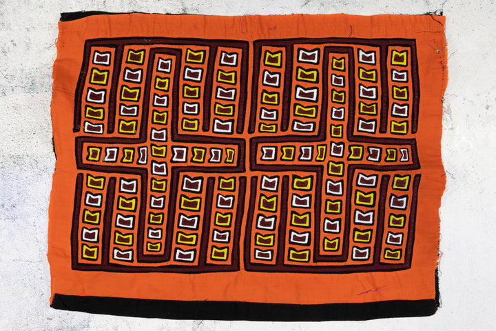 Christian Cross Orange Mola