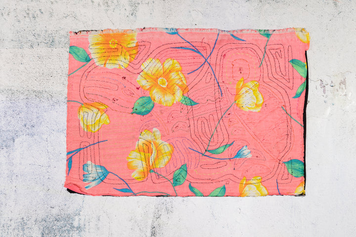 Vintage Pink Kingfisher Mola