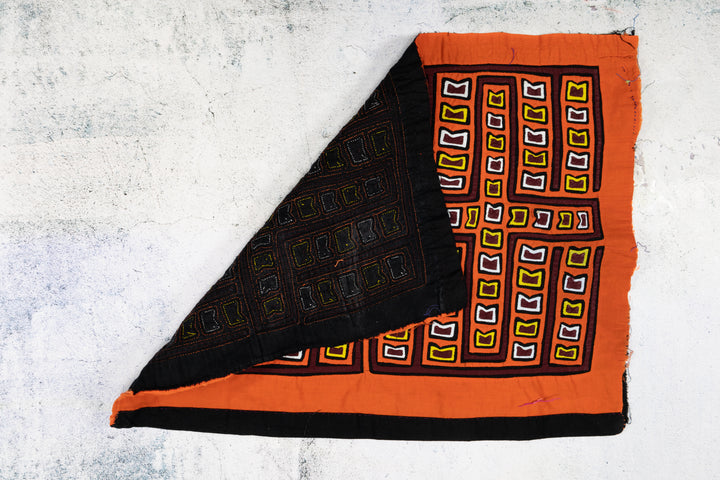 Christian Cross Orange Mola