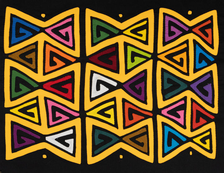 Black And Golden Bowtie Mola