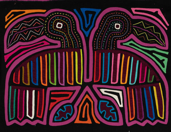 Black And Purple Tattoo Beak Toucan Mola