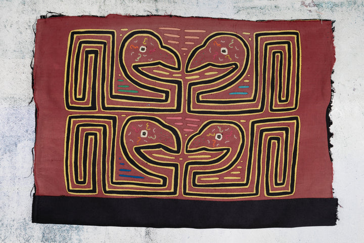 Vintage Former Kuna Mola Blouse Mola