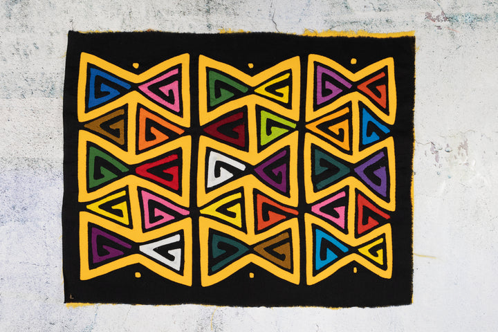 Black And Golden Bowtie Mola