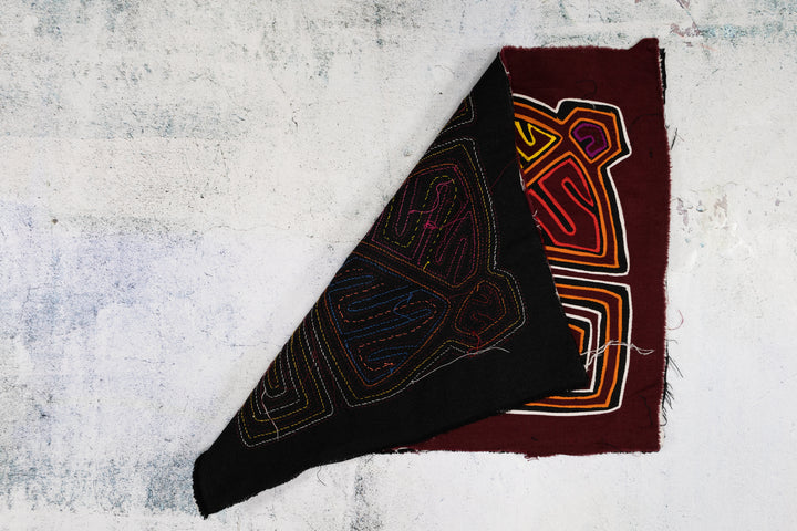 Orange And Burgundy Stingray Kite Mola