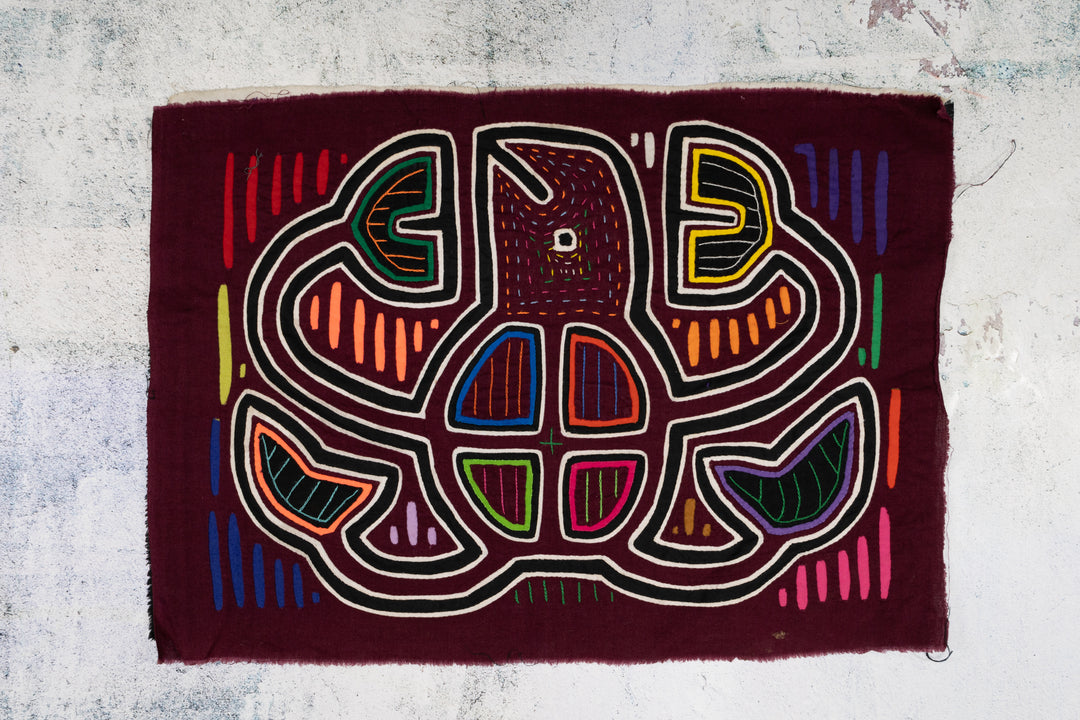Burgundy and White Fantasy Turtle Mola