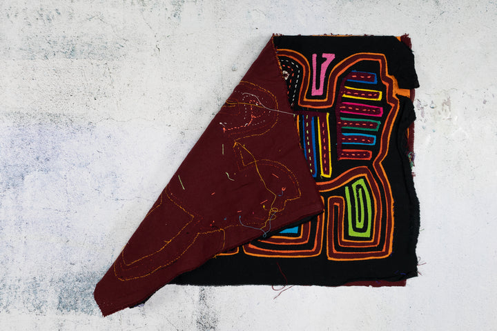 BARGAIN Black Red And Orange Fan Tail Duck Mola