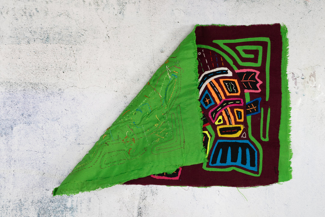 Burgundy and Green Flying Fish Mola