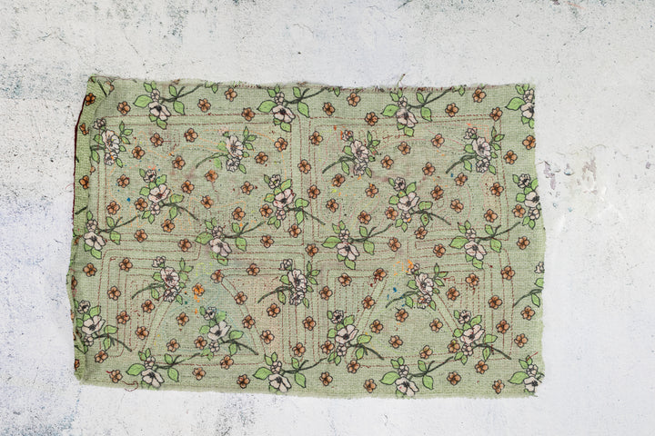 Vintage Bird and Puppy Dog Special Background Material Mola
