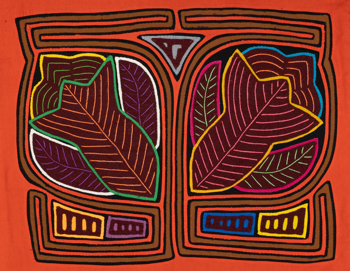 Orange Autumn Leaves Mola