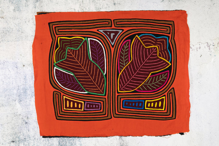 Orange Autumn Leaves Mola