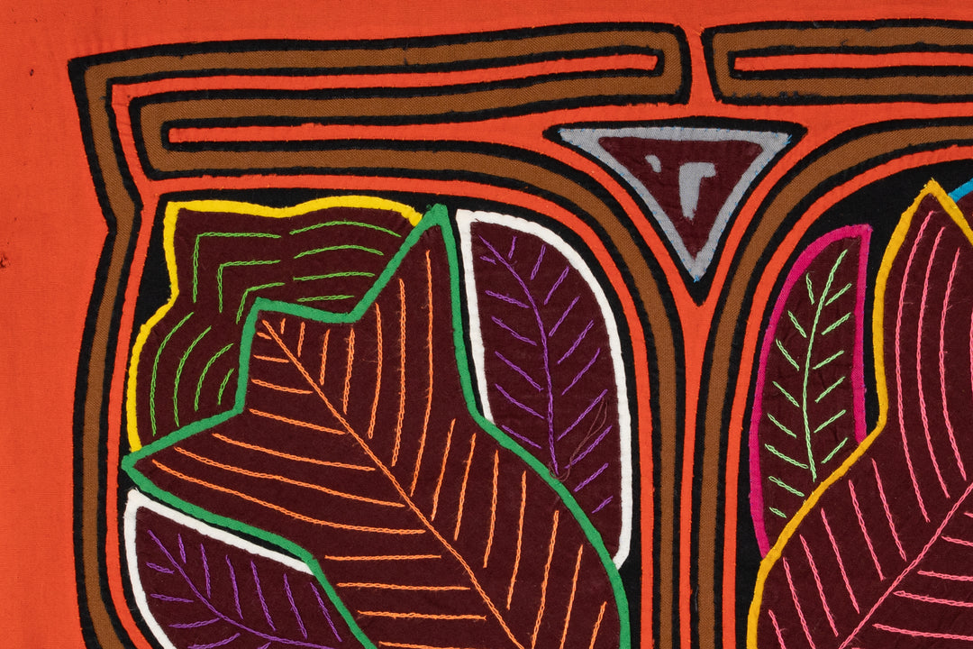 Orange Autumn Leaves Mola