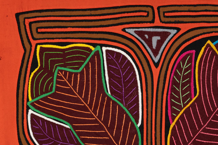 Orange Autumn Leaves Mola