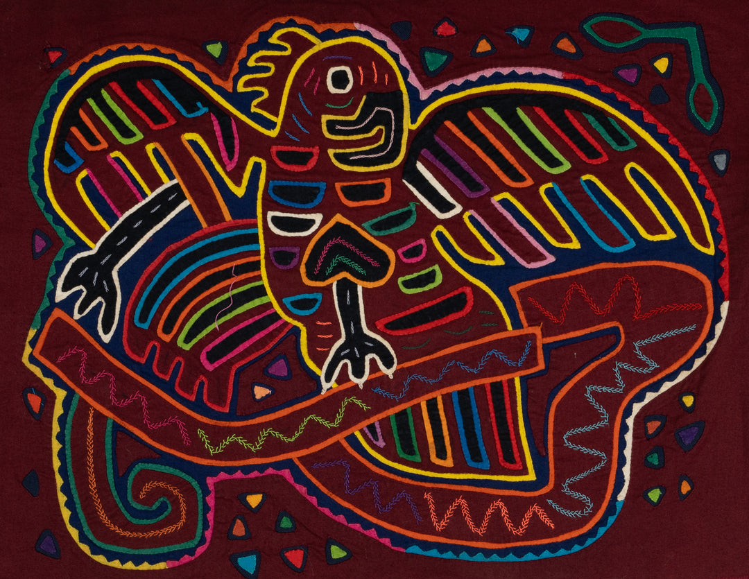 Rainbow Parrot Landing on Branch Mola