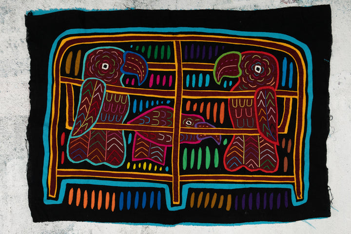 Parrot Bird Birdcage Mola