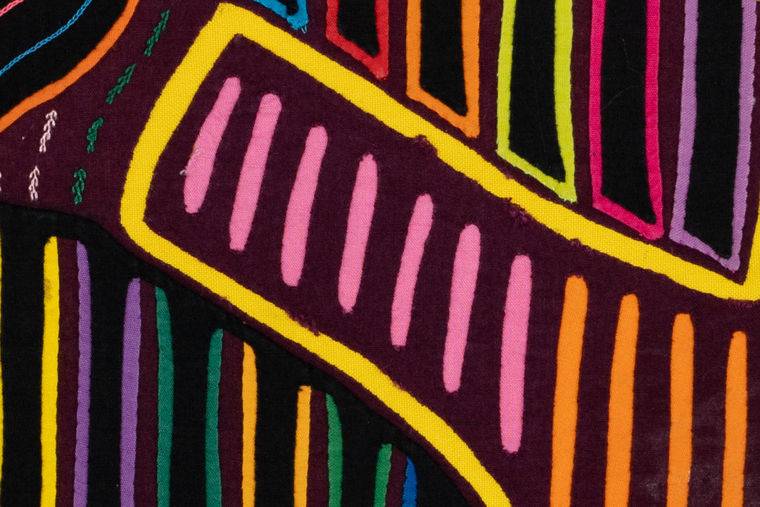 Burgundy And Yellow Two Head Thunderbird Big Heart Mola