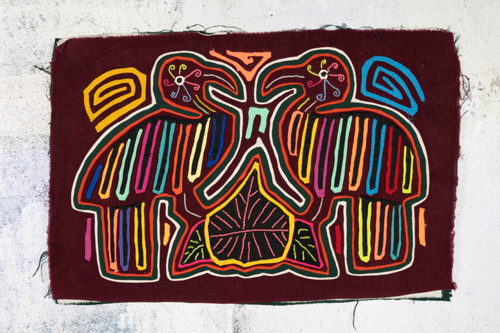 Pelican Bird Pow Wow Mola