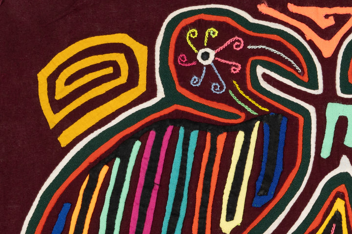 Pelican Bird Pow Wow Mola