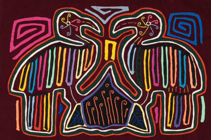 Purple Pelican Pow Wow Bird Mola