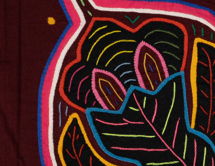 Burgundy and Pink Floral Garden Mola